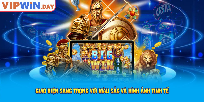 Giao diện sang trọng với màu sắc và hình ảnh tinh tế 